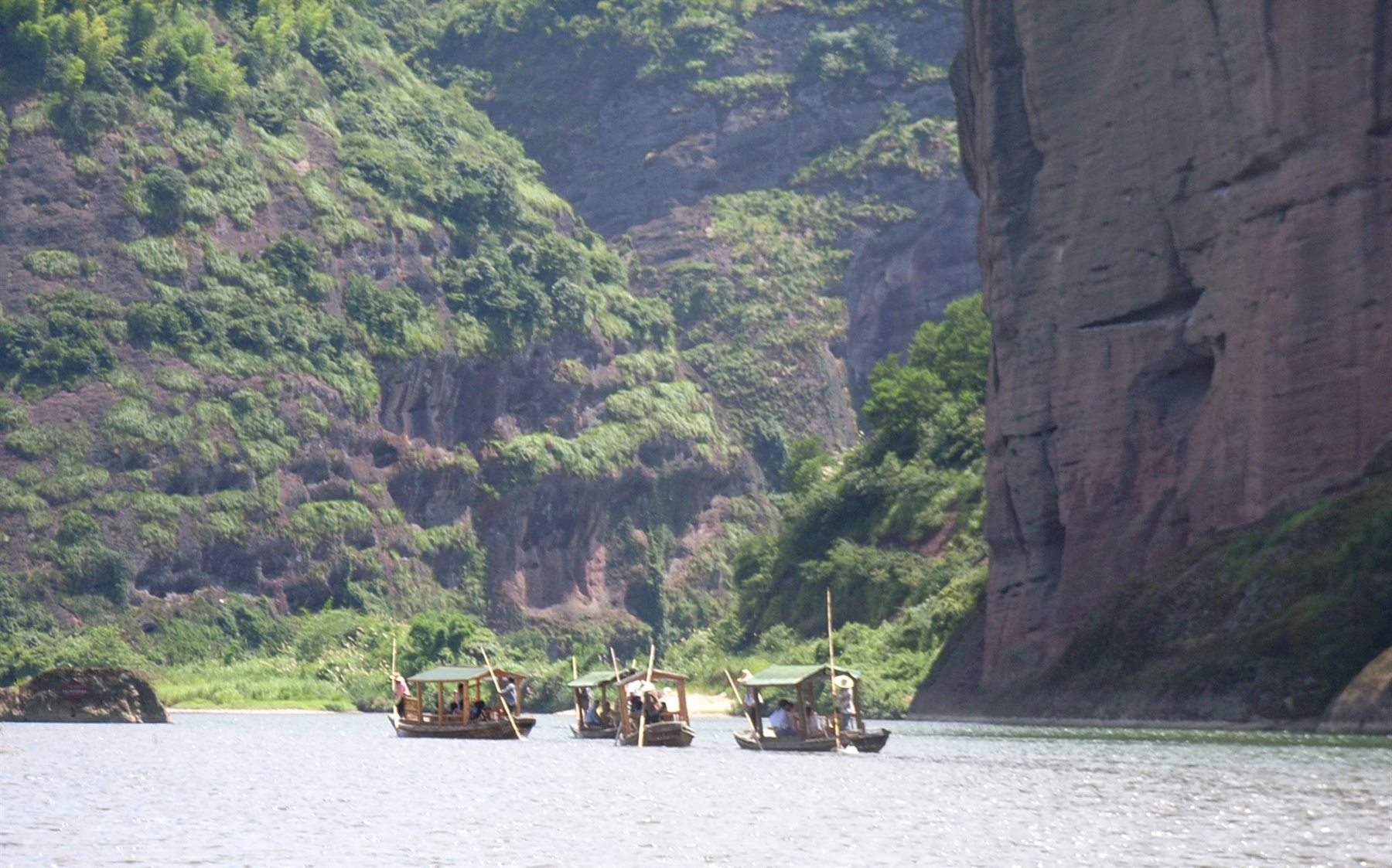 龙虎山泸溪河风光